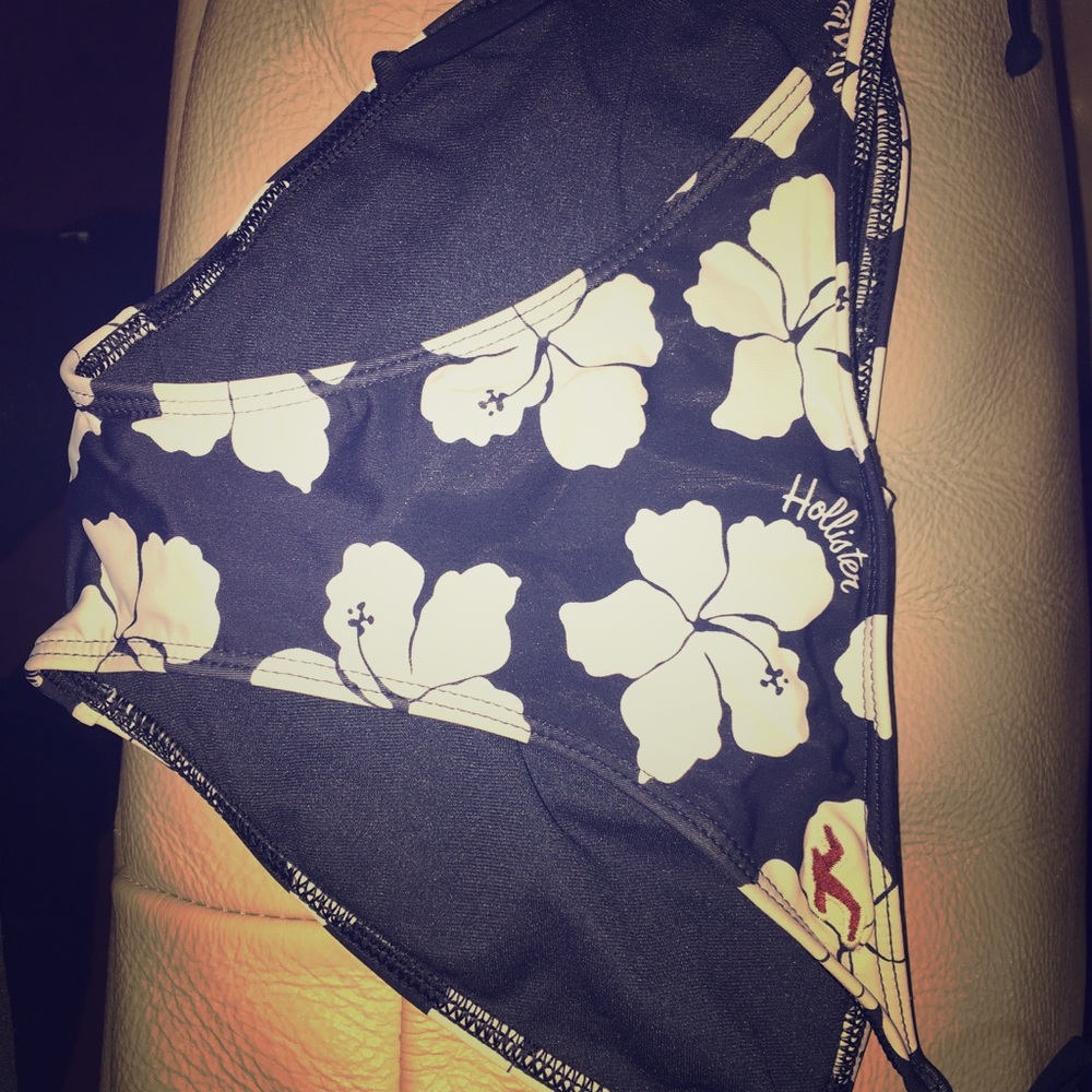 Hollister Navy Bikini Bottoms
